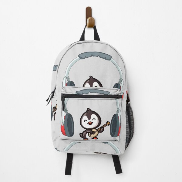 Item preview, Penguine print with music love designed and sold by Anamika Mehta.