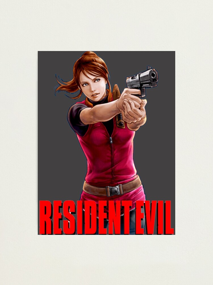 Claire Redfield-Resident Evil, Resident gift, Resident T-Shirt  Photographic Print for Sale by clabjune