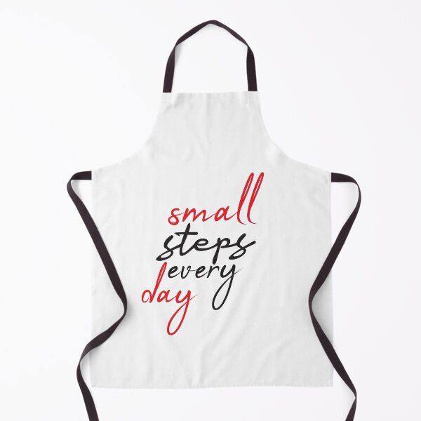 Item preview, small steps every day, motivational quote design designed and sold by adjamine.