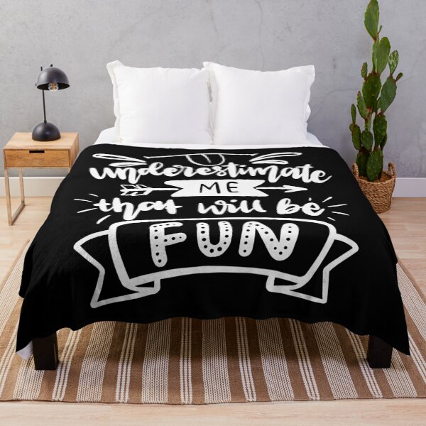 Item preview, Underestimate me that will be fun designed and sold by Apoorv Choudhary.