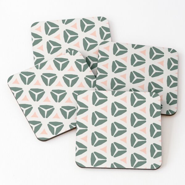 Artikelvorschau, Triangular Flowers Pattern Artwork 01 Color 04 entworfen und verkauft von Stefanie Boike.