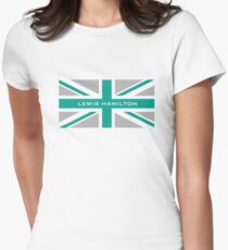 Lewis Hamilton (Team colours) Women's Fitted T-Shirt