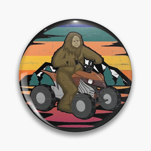 Item preview, Bigfoot on a 4 Wheeler At Mountains  designed and sold by tpixx.