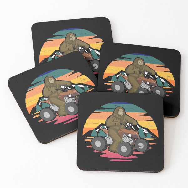 Item preview, Bigfoot on a 4 Wheeler At Mountains  designed and sold by tpixx.