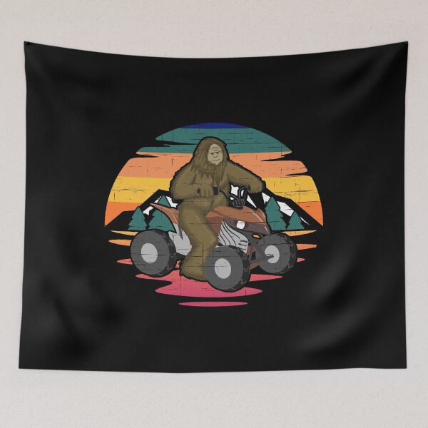 Item preview, Bigfoot on a 4 Wheeler At Mountains  designed and sold by tpixx.