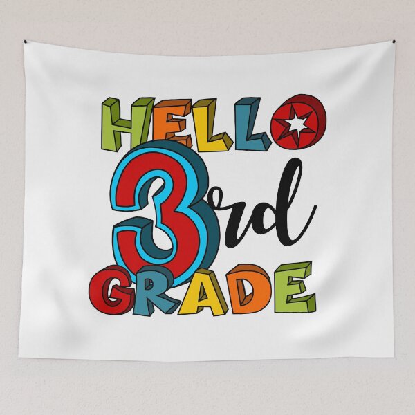 Item preview, Hello Third Grade designed and sold by Apoorv Choudhary.