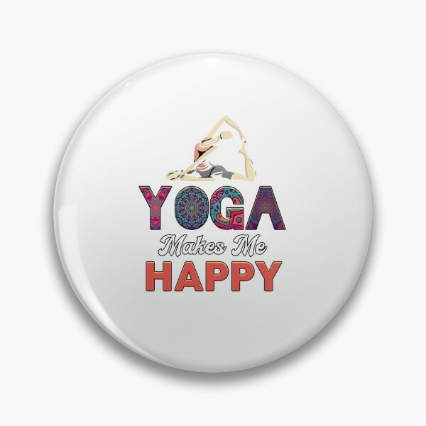 Item preview, Yoga Makes Me Happy designed and sold by saulmedia.