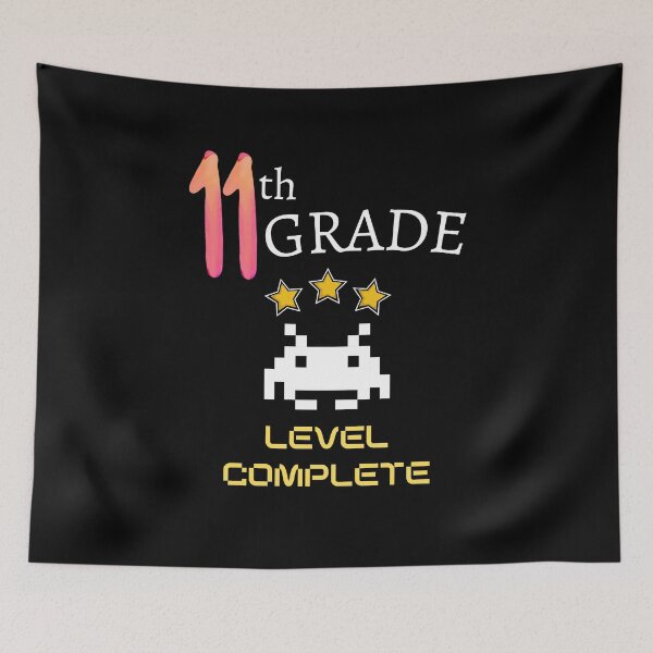 Item preview, Eleventh Grade Level Complete New High Score - 11th Grade Level Cleared designed and sold by For the love of Pixels.