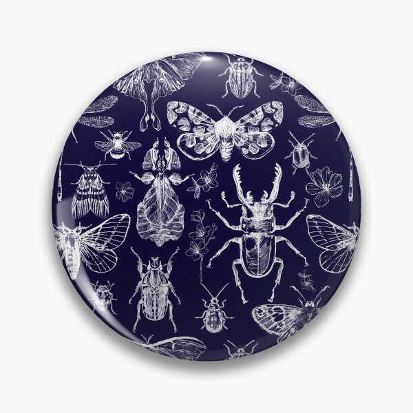 Item preview, Insect pattern. Navy. designed and sold by NhfOriginals.