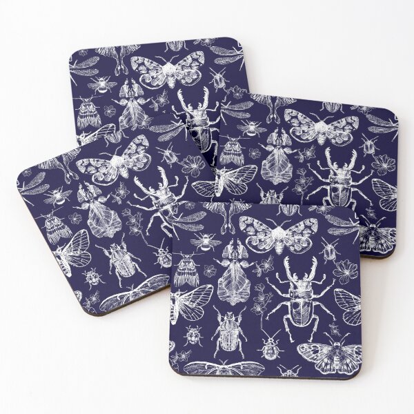 Item preview, Insect pattern. Navy. designed and sold by NhfOriginals.