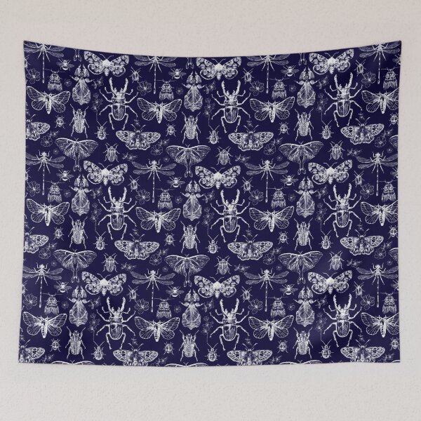 Item preview, Insect pattern. Navy. designed and sold by NhfOriginals.