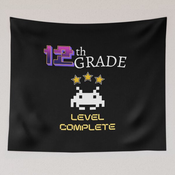 Item preview, Twelfth Grade Level Complete New High Score - 12th Grade Level Cleared designed and sold by For the love of Pixels.