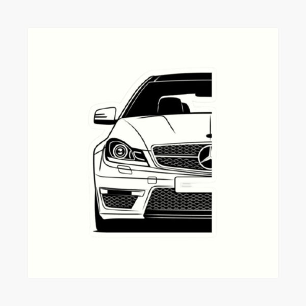 Mercedes C63 Amg Wall Art Redbubble