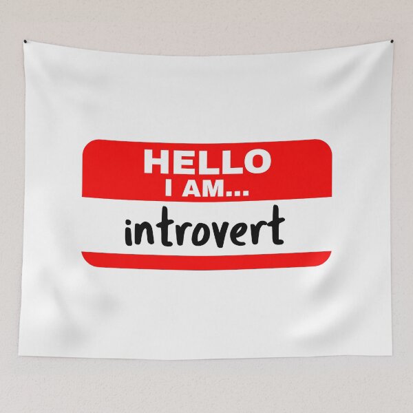 Item preview, hello I am introvert designed and sold by 23mangoes.