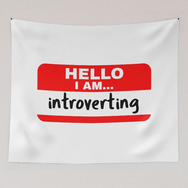 Item preview, hello I am introverting designed and sold by 23mangoes.