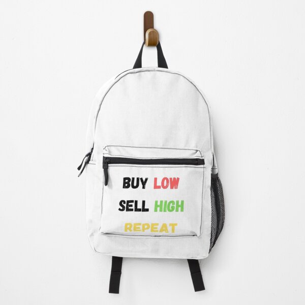 Item preview, Buy Low Sell High Repeat designed and sold by VegeFriends.