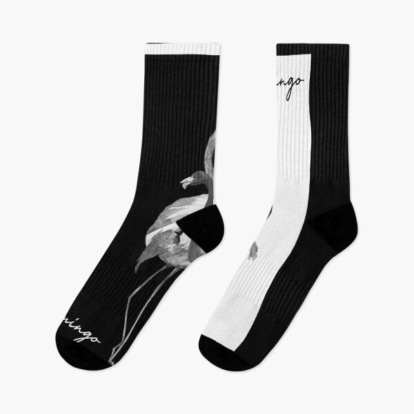 Item preview, Beautiful Retro Black And White Flamingo Couple designed and sold by TheImperfecto.