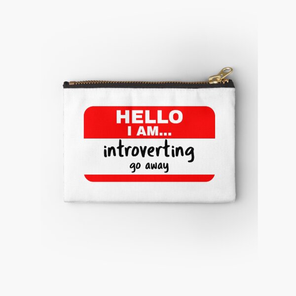 Item preview, hello I am introverting go away designed and sold by 23mangoes.