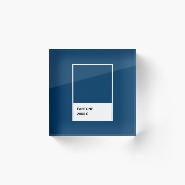 Pantone Colour 2955 C Acrylic Block