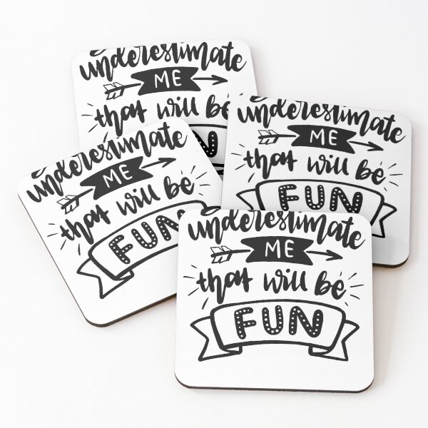 Item preview, Underestimate me that will be fun designed and sold by Apoorv Choudhary.