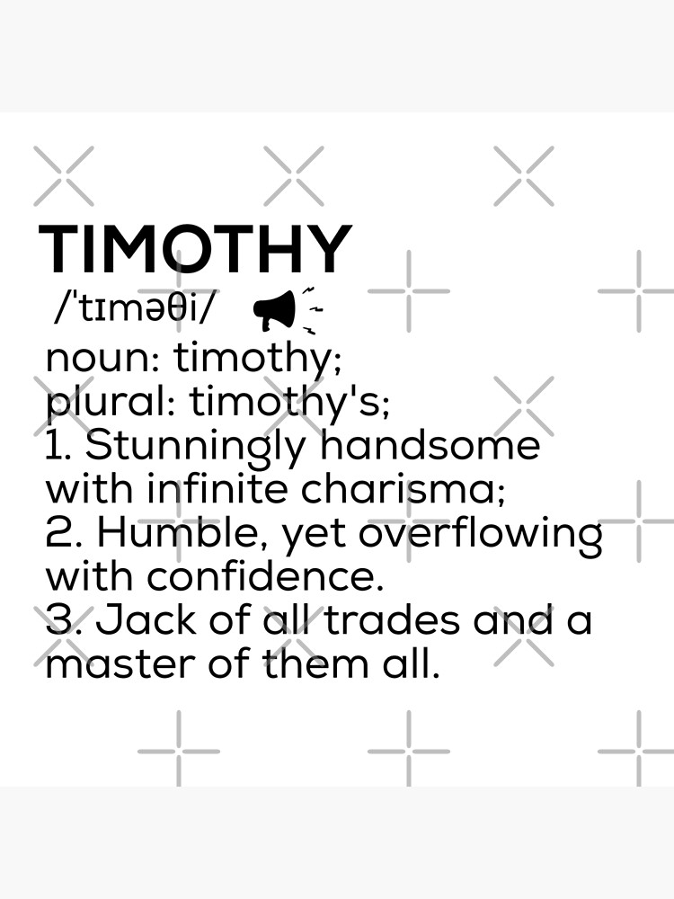 nombre Timothy» de Teelogic