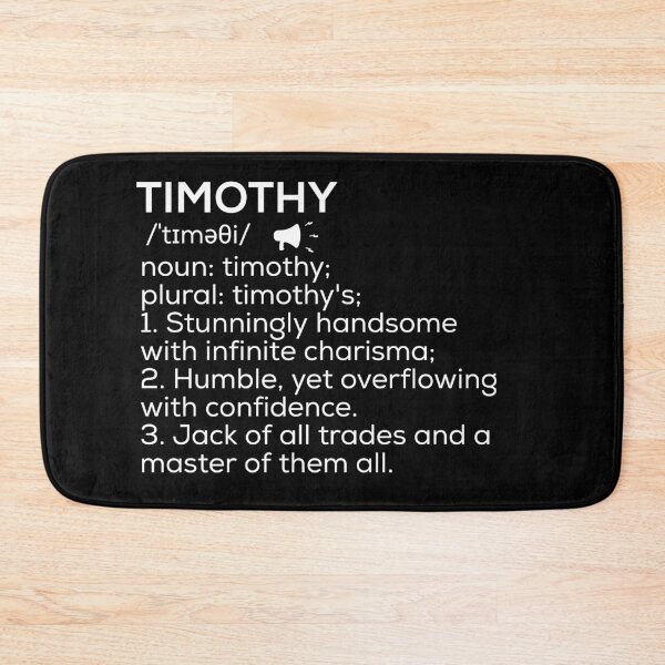 Item preview, Timothy Name Definition designed and sold by Teelogic.