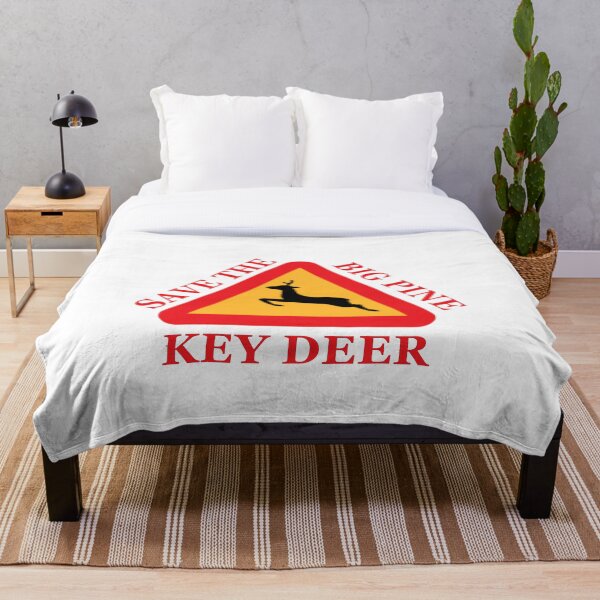 Item preview, Save The Big Pine Key Deer Yield Sign White designed and sold by KeysTreasures.