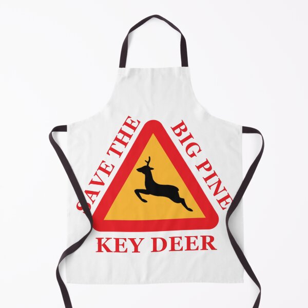 Item preview, Save The Big Pine Key Deer Yield Sign White designed and sold by KeysTreasures.