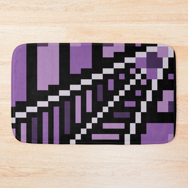 Item preview, Crystalline Plum - 0040 - Original Abstract Pixel Art designed and sold by pixonpu.