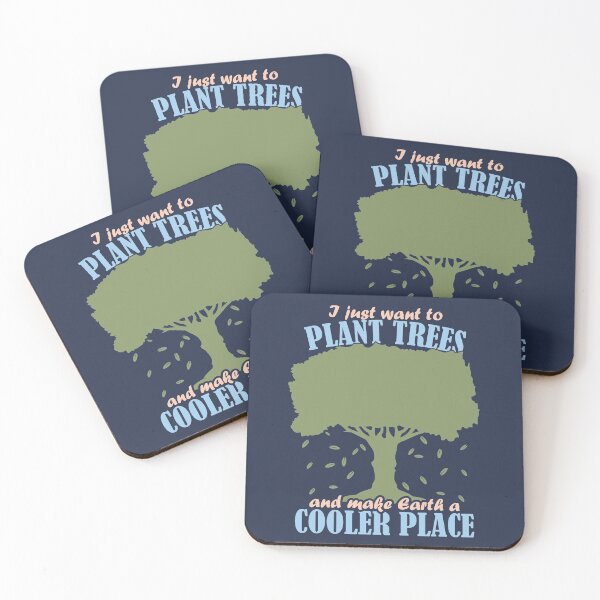 Item preview, I just want to plant trees and make earth a cooler place - Pastel Afforestation Climate Change designed and sold by DrawingBoard.