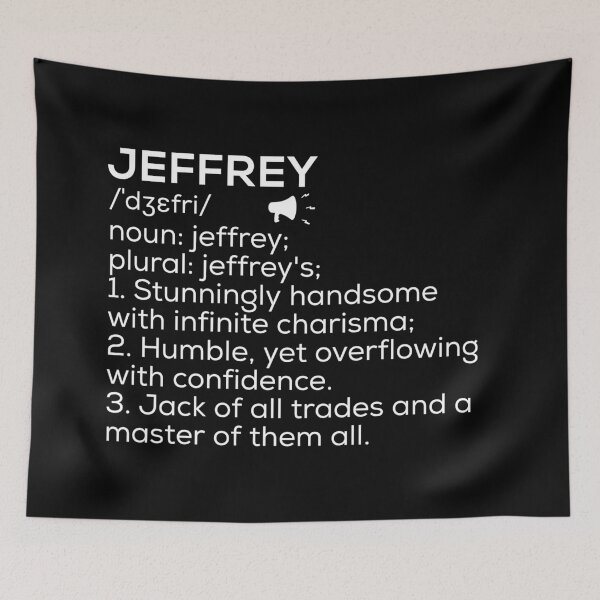 Item preview, Jeffrey Name Definition designed and sold by Teelogic.