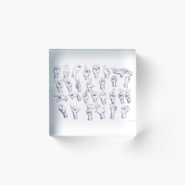 Aperçu de l'œuvre Alphabet de signalisation avec brail norvégien créée et vendue par ADrawerInPurple.