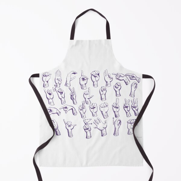 Item preview, Signlaguage alphabet with brail Norwegian designed and sold by ADrawerInPurple.