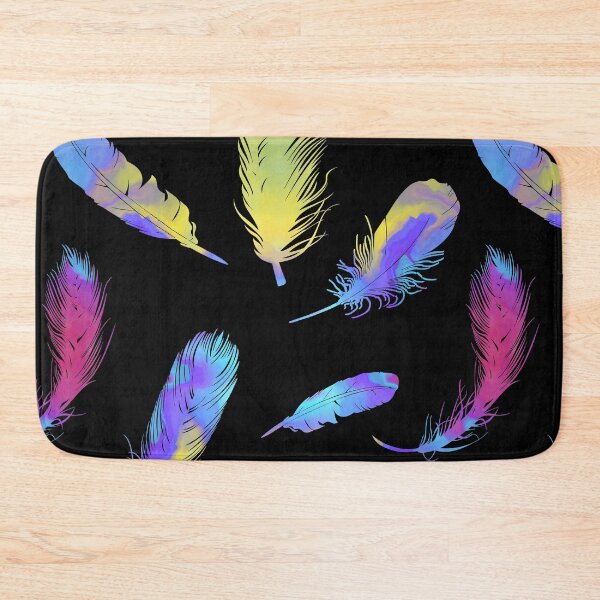 Item preview, Yellow Red Blue Feathers  designed and sold by FaithAndForest.