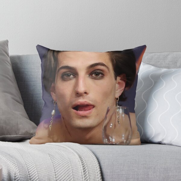 Maneskin Damiano David Throw Pillow