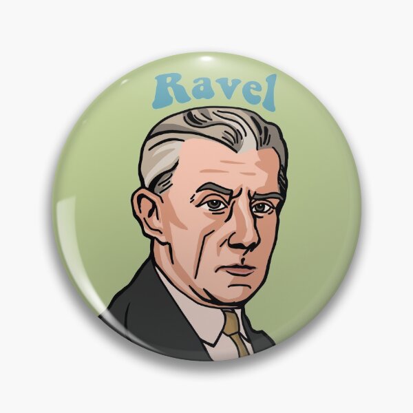 Item preview, Maurice Ravel Illustration  designed and sold by KatiaMart.