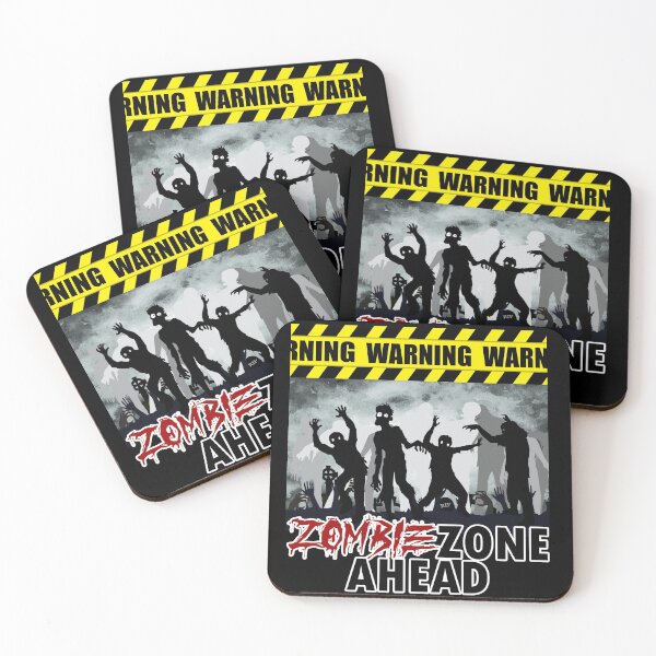 Item preview, WARNING Zombie Zone Ahead designed and sold by 133DandC.