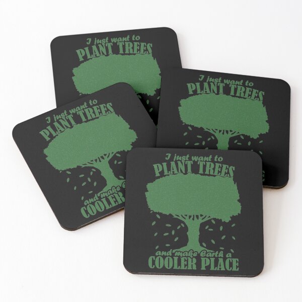 Item preview, I just want to plant trees and make earth a cooler place - Vintage Global Warming Climate Change designed and sold by DrawingBoard.
