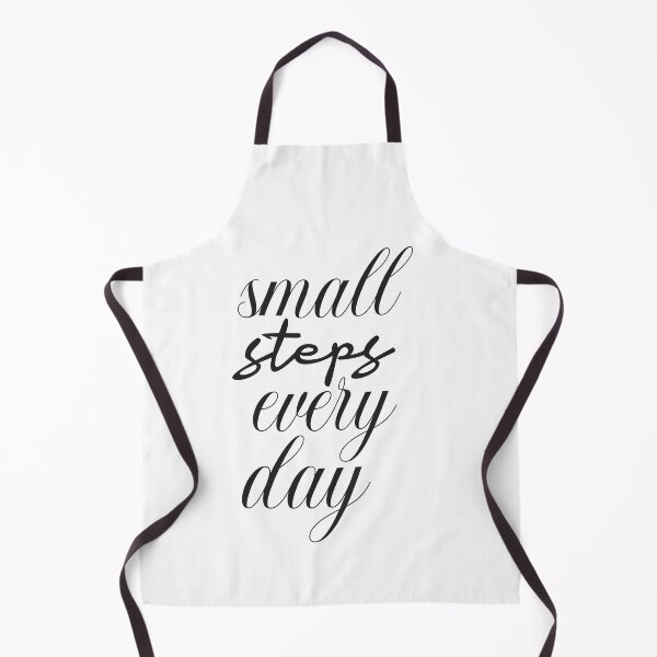Item preview, small steps every day, motivational quote design designed and sold by adjamine.