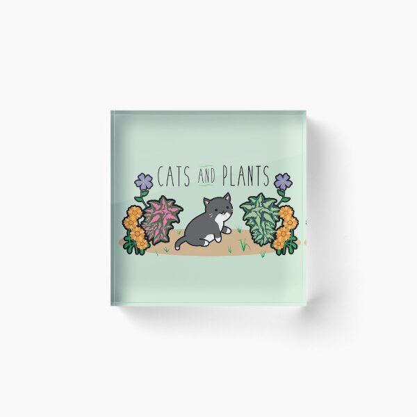 Item preview, Cats and Plants designed and sold by felinedreams.