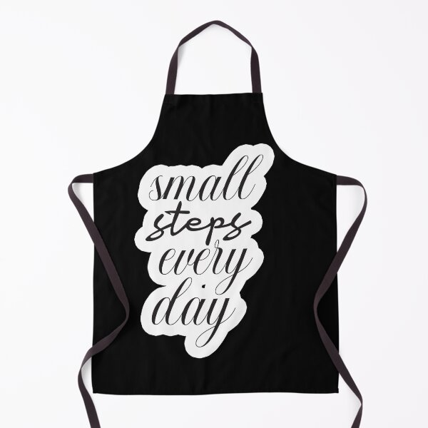 Item preview, small steps every day, motivational quote design designed and sold by adjamine.