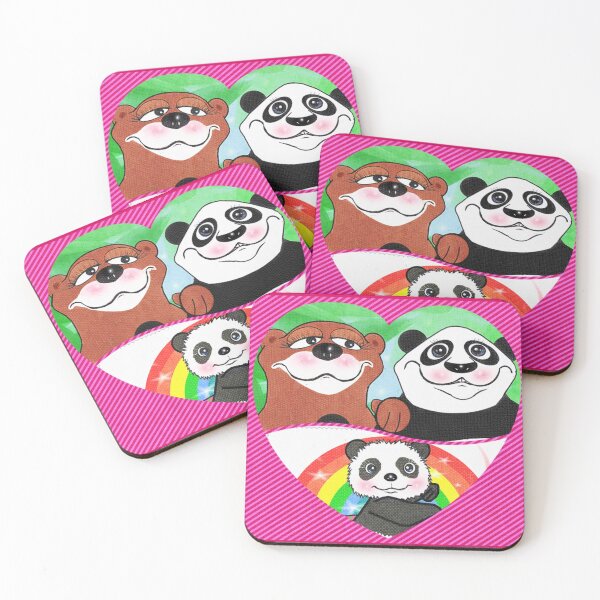 Item preview, Pandas and bear  designed and sold by Shirley cute art .