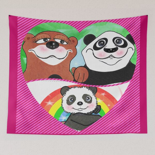 Item preview, Pandas and bear  designed and sold by Shirley cute art .