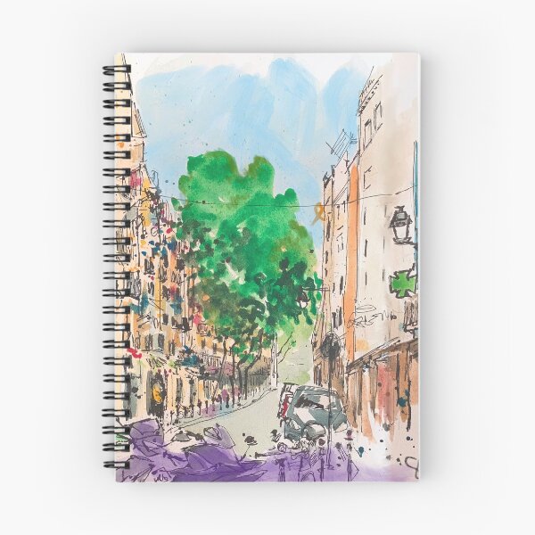 Item preview, Barcelona Side Street designed and sold by SerineTucciArt.