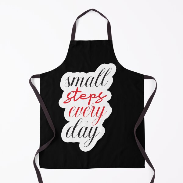 Item preview, small steps every day, motivational quote design designed and sold by adjamine.