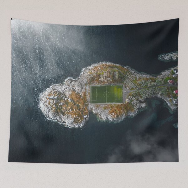 Item preview, Henningsvær Island Football Soccer Field designed and sold by Tim Paulawitz.
