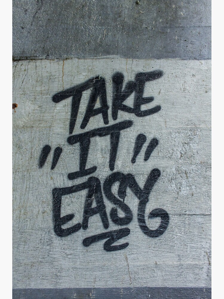 Thumbnail 3 of 3, Sticker, Take it easy designed and sold by Semapemodiba.