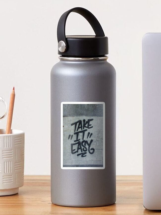 Thumbnail 1 of 3, Sticker, Take it easy designed and sold by Semapemodiba.