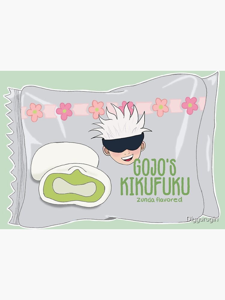 "gojo's zunda flavored jujutsu kaisen snacks" Poster for Sale by