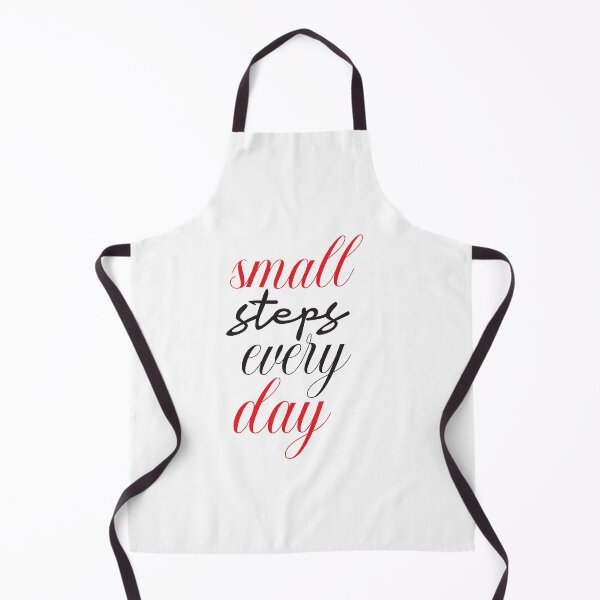 Item preview, small steps every day, motivational quote design designed and sold by adjamine.